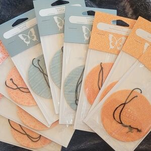 Scentsy Luna,Sunkissed Citrus, And Italian Sunshin Car Fragrance Set 3 Of Each !